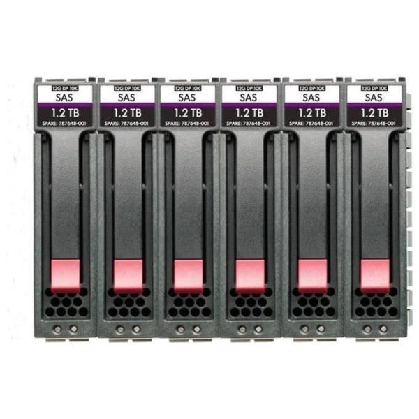 HEWLETT-PACKARD HPE MSA 14.4T SAS 10K SFF M2 6pk HDD BDL