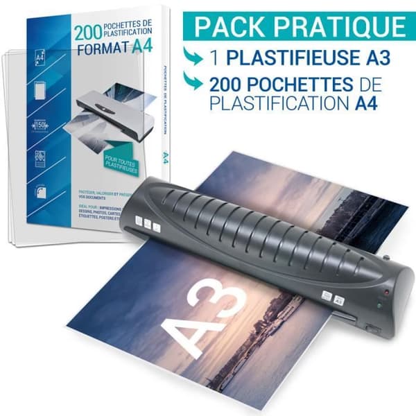Texet A78211-2X21V PRO laminator med 200 A4-ark