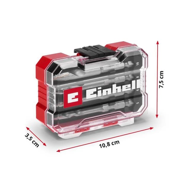 Einhell TC XS-CASE Set med 4 HM kakelborr Röd