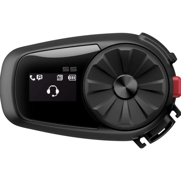 Intercom - Sena - 5S-10 - Bluetooth - HD-högtalare - USB uppladdningsbar svart