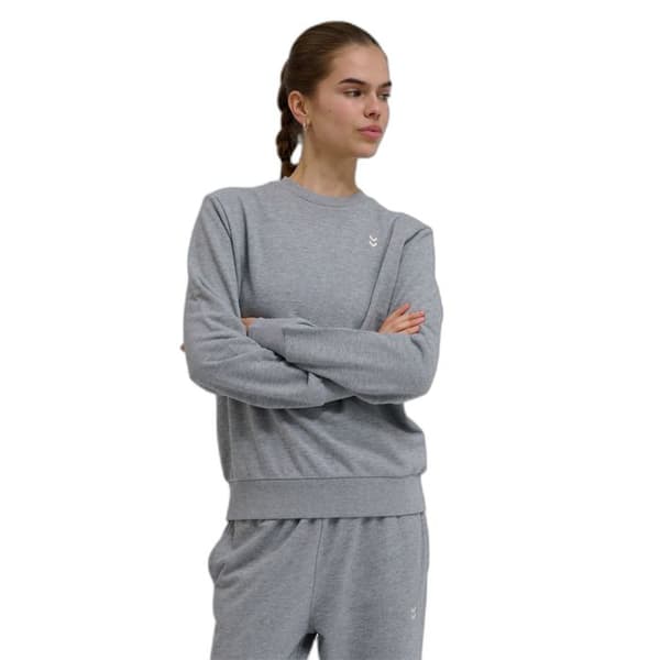 Hummel Pulse sweatshirt dam gråmelerad XS