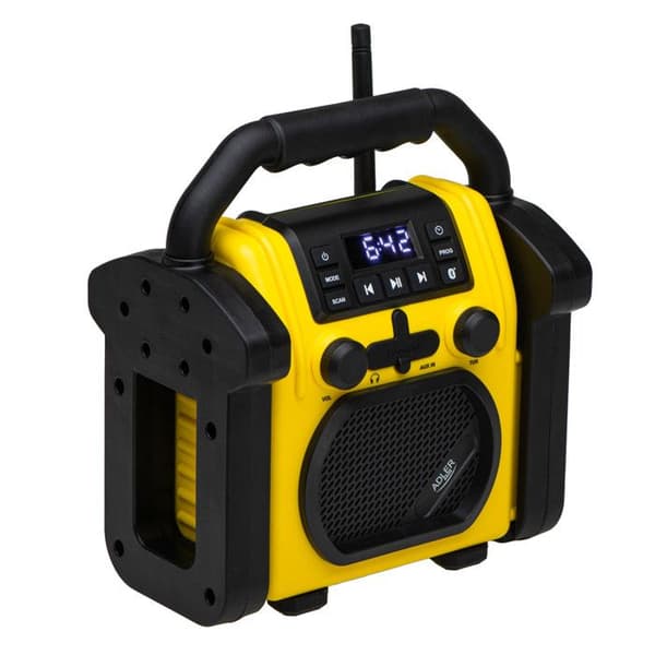 Byggradio - ADLER - AD 1911 - Bluetooth 5.1 - IPX54 - 10 W