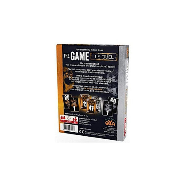 Brädspel - Oya - The Game - Konfrontation och samarbete - 2 spelare eller fler - 8 år och uppåt Svart