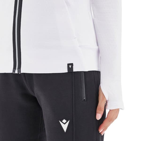 Hoodie dam Macron Kitilla 3D Vit S