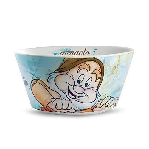 Bol - EGAN - De 7 dvärgar ZWERG HAPPY - Porslin - 520 ml - Diskmaskinssäker