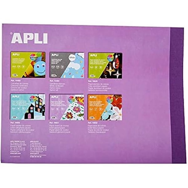 Kreativt papper - APLI - 16651 - 10 ark - 85 g/m² - Färgsortiment Absorberad.