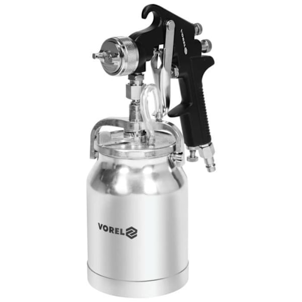 VOREL HVLP sprutpistol med 1000 ml vätskekopp