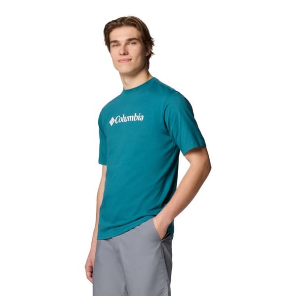 T-shirts Herr - Grön - Columbia CSC Basic Logo SS Tee Grön M