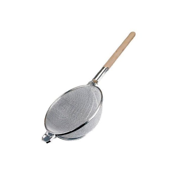 Sikt - Inox - 30 cm - Dubbla näten - Hållbar - Handtag i trä