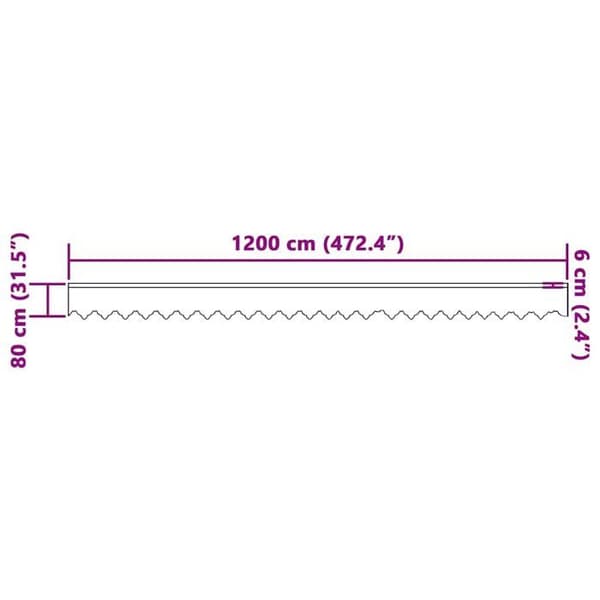 Blommönstrad spetsgardin - vidaXL - Vit - Polyester - 80x1200 cm - Ljusfiltrerande - Mörkläggande Vit