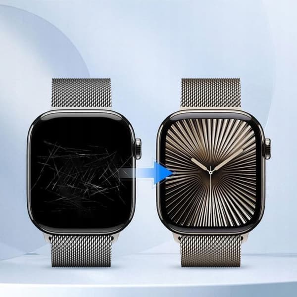 4kom.pl Set med 2 vattentäta skydd Tech-Protect Hydro Flex+ för Huawei Watch Fit 3/4, transparenta