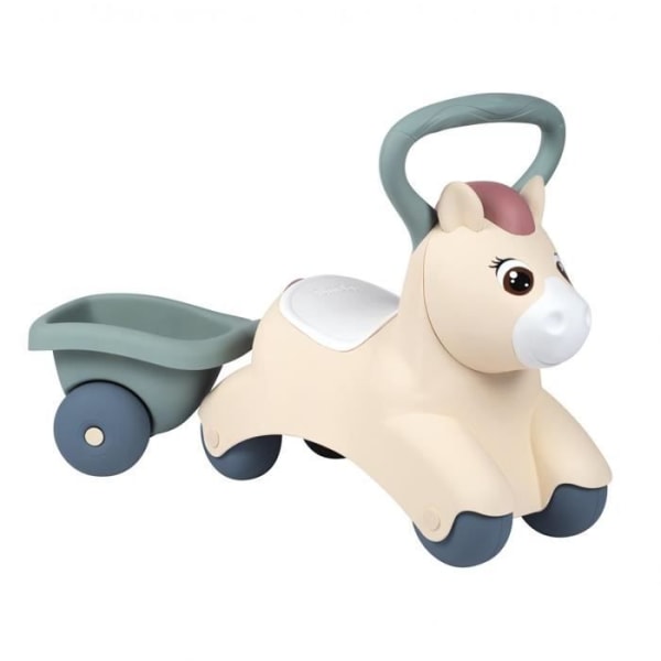 Babyponny Little Smoby Bärare - Barn - Vit - 4 hjul - Upp till 25 kg