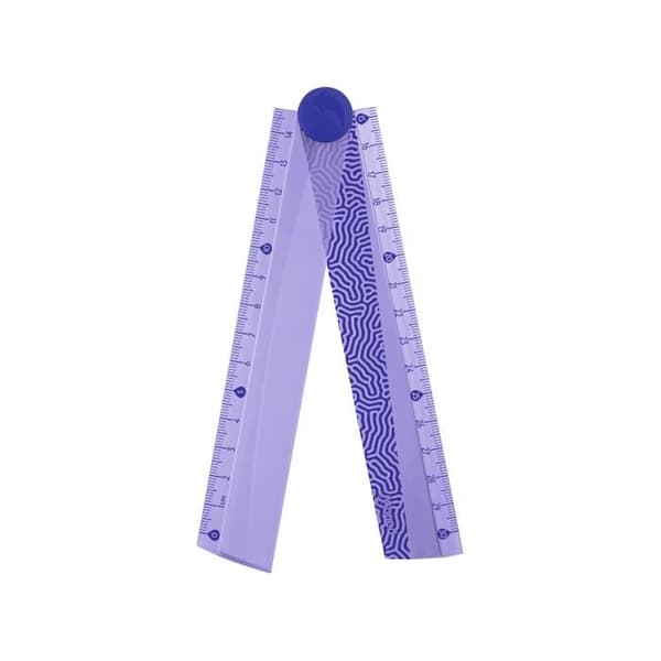 Fällbar linjal - MAPED - 15/30cm - Transparent - Plast - Graderad Transparent