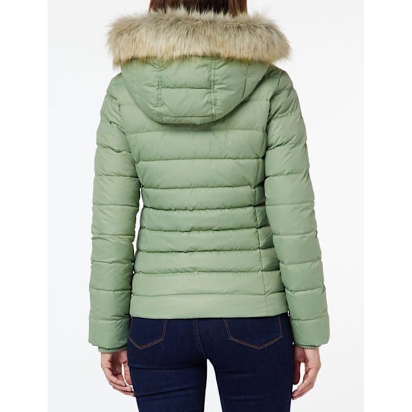 Tommy jeans dunjacka - DW0DW08588 - Dam Basic vinterdunjacka Grön XS