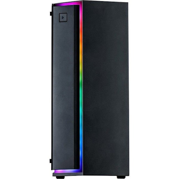 Inter-Tech S-3906 Renegade PC-fodral - Tower - ATX, ITX, Micro-ATX - Svart - Gaming - Multi