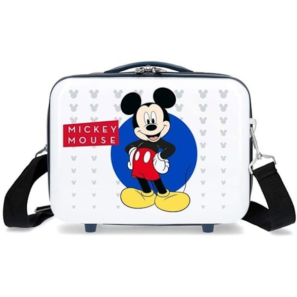 Necessär - Disney sminkväska - 4683962 - Mickey Enjoy the Day Anpassningsbar necessär Vit 29x21x15 cms ABS