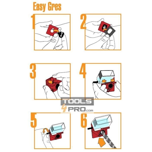 Kit med diamantborr RUBI Easy Gres (6 och 10 mm)