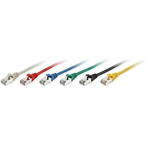 Patchkabel RJ45 Cat6A - EQUIP - 10 m - S/FTP - Dubbelskärmad - Guldpläterade kontakter
