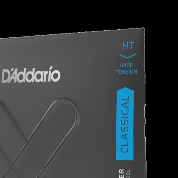 D'Addario XTC46TT - XT Dynacore titanium klassisk gitarrsträngsats, hård spänning guld-