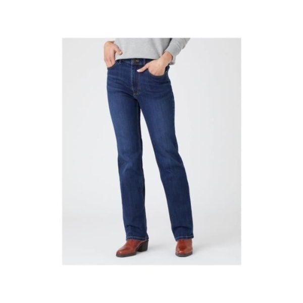 Wrangler raka jeans för kvinnor - blå - 40x32 Blå 30/32