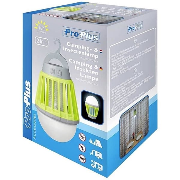 ProPlus 770504 Batteri Camping Light Grön