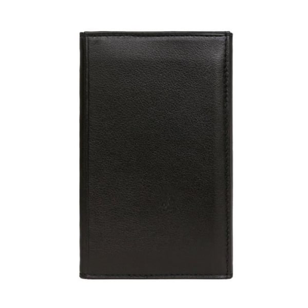 Läderportfölj - HEXAGONA - Ref 54433 - Svart - 3 kortfack - 5 fack för papper Svart