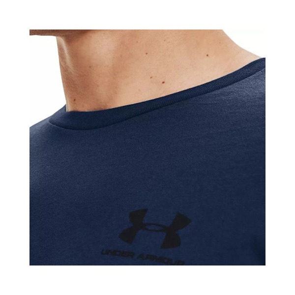 T-shirt - Under Armour - Sportstyle LC - Blå - Kort ärm - Ventilerande marinblå M
