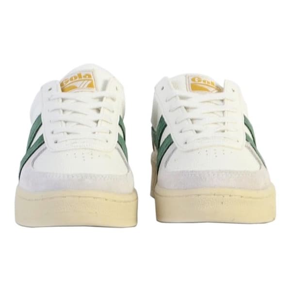 Basket Cuir Gola Grandslam Trident - Vit/Grön/Sol Vit/grön/sol 40