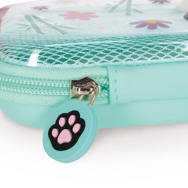 Trousse - LEGAMI - Wonderwow Panda - Grön - Panda-mönster - Dragkedja