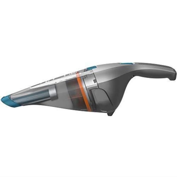 BLACK+DECKER NVC215WA-QW sladdlös handdammsugare - 7,2V - Laddningsbas - 15,5 borste, 385 ml, silver & blå NVC215WA-Q