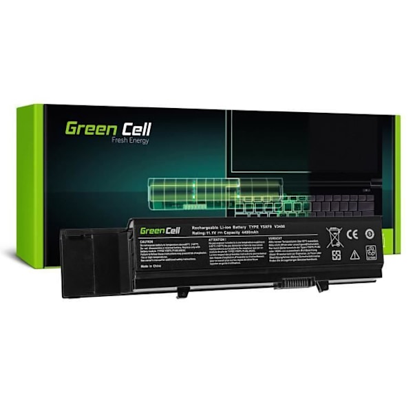 Green Cell® Standard Series 7FJ92 Y5XF9 batteri för Dell Vostro 3400 3500 3700 bärbar dator (6 celler 4400mAh 11,1V)
