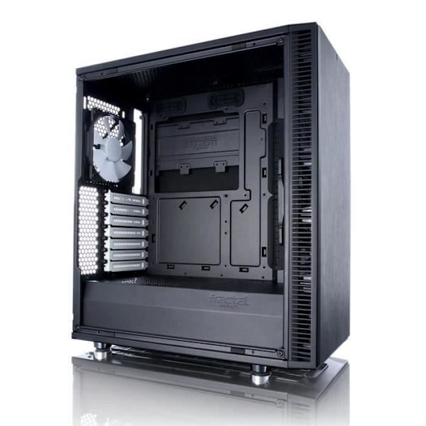 FRACTAL DESIGN PC CASE Define C - Medium Tower - Svart - ATX-format (FD-CA-DEF-C-BK)