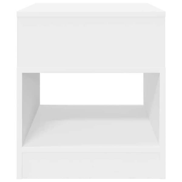 vidaXL Sidobord 2 st Vit 40,5 x 40 x 45 cm Ingenjörsträ 890913