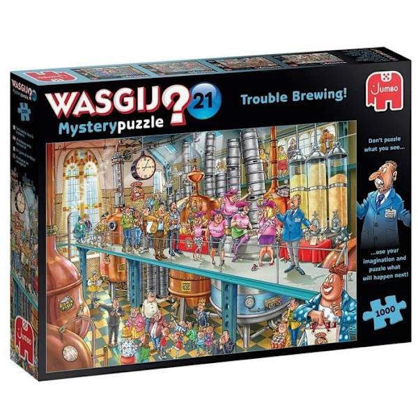 Jumbopussel med 1000 bitar - Wasgij Mystery n°21 - Problembryggning - Minimiålder 12 år