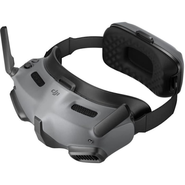 DJI Goggles Integra headset för drönare - Grå - Tillbehör - Integrerad kamera - Fjärrstyrd - 25 min batteritid