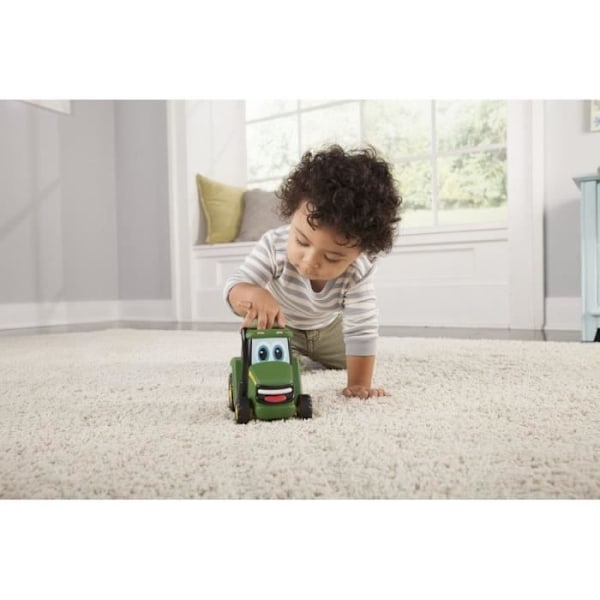 Traktor Pousse Roule Johnny den allra första John Deere barntraktor för pojkar från 18 månader Grön
