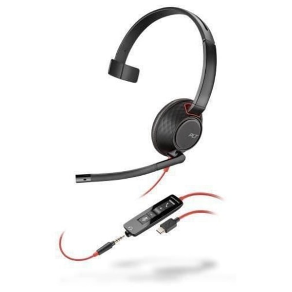 BLACKWIRE 5210 C5210 USB C RE 5210, HEADSET, HEAD-BAND, SAMTAL & MUSIK,