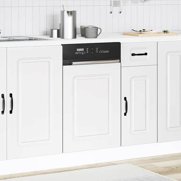vidaXL Diskbords-panel Kalmar vit 45x1,5x57 cm 853647