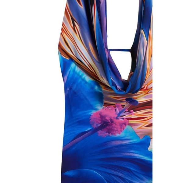 Kvinna Klänning Desigual Swim-cancun blå S
