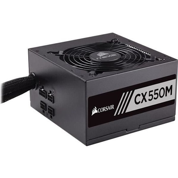 CORSAIR strömförsörjning CX550M - 550 watt - halvmodul - 80+ brons (CP-9020102-EU)