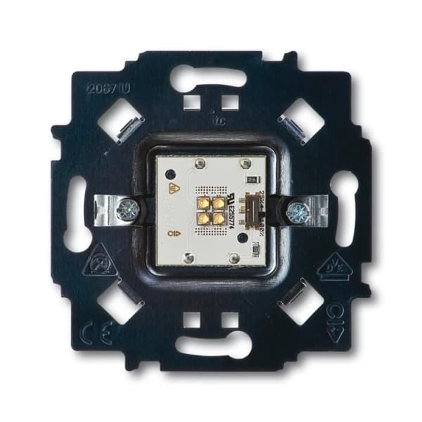 "Strömbrytare - BUSCH-JAEGER - 2067-12 U - Svart - LED - Elektrisk" Svart, Metallic