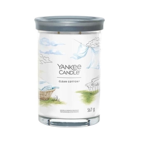 Signatur tumbler ljus Färsk bomull - Yankee Candle