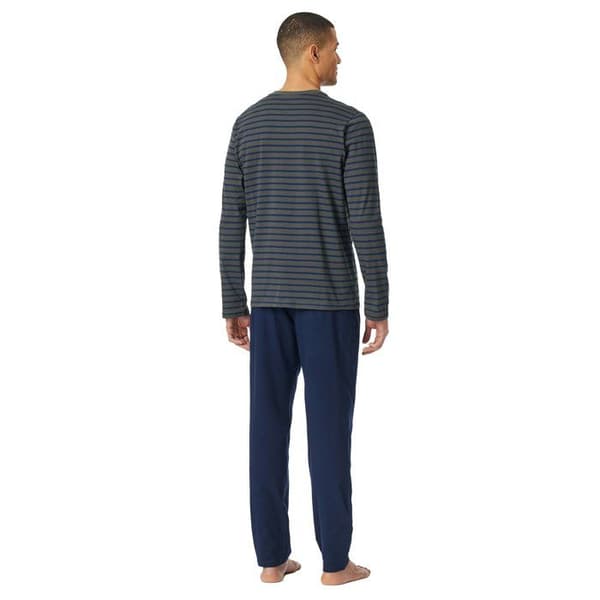 SCHIESSER Pyjamas för män - ,,Casual Essentials lång Blågrå XXL