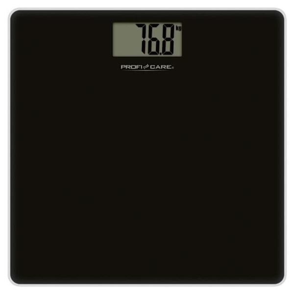 Elektronisk personvåg med proficare LCD-display Svart PC-PW3122-Svart
