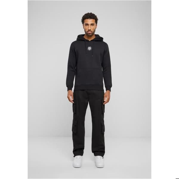 Mister Tee NY Patch hoodie svart M