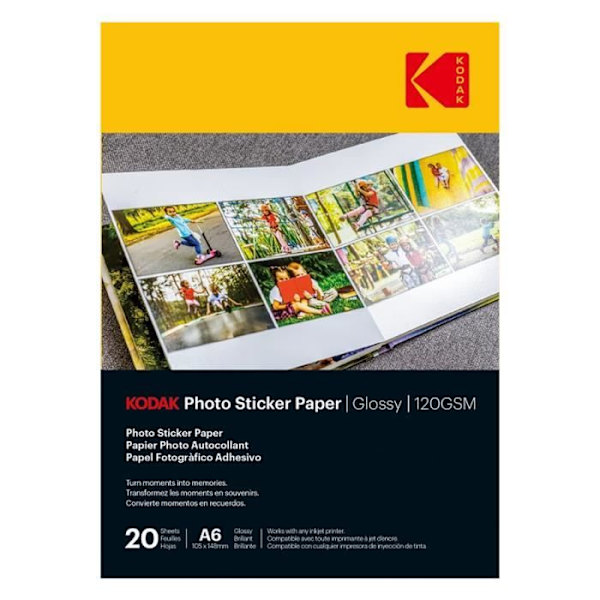 KODAK Fotoklistermärkspapper Flerfärgad