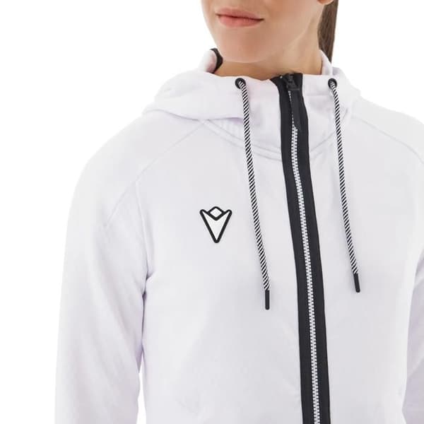 Hoodie dam Macron Kitilla 3D Vit S