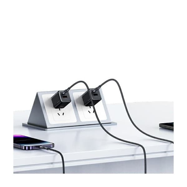 USB-C laddkabel USAMS 1m Svart