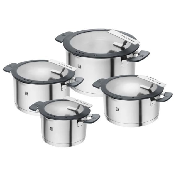 ZWILLING Simplify - Set med kokkärl (4 delar) - Rostfritt stål