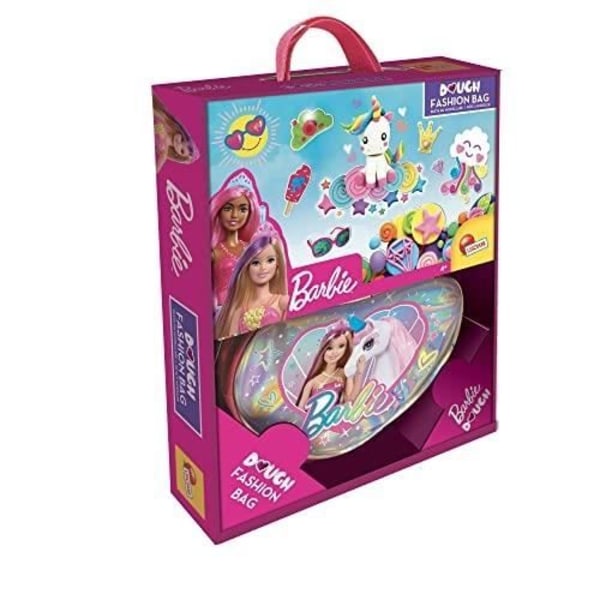 LISCIANI GIOCHI- BARBIE MODEVÄSKA 300 G DEG SET MED 4 KAKSTICKARE